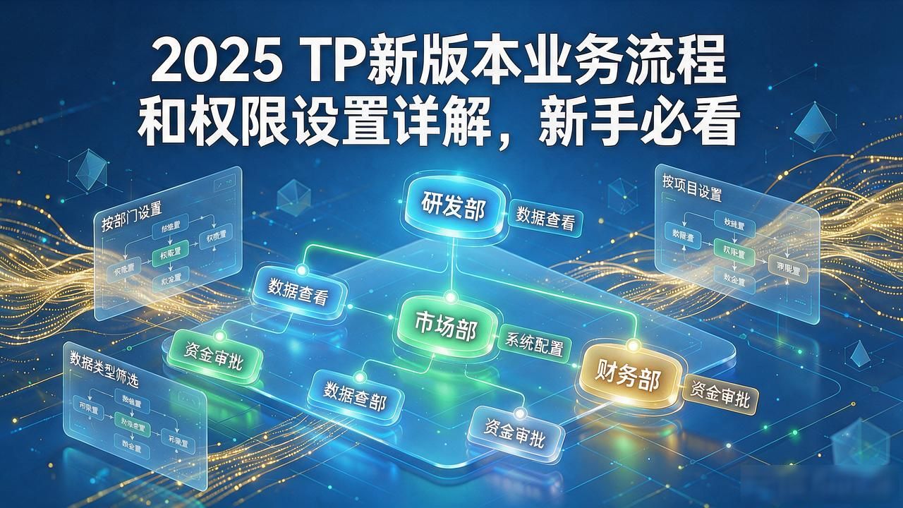 2025 TP新版本业务流程和权限设置详解，新手必看