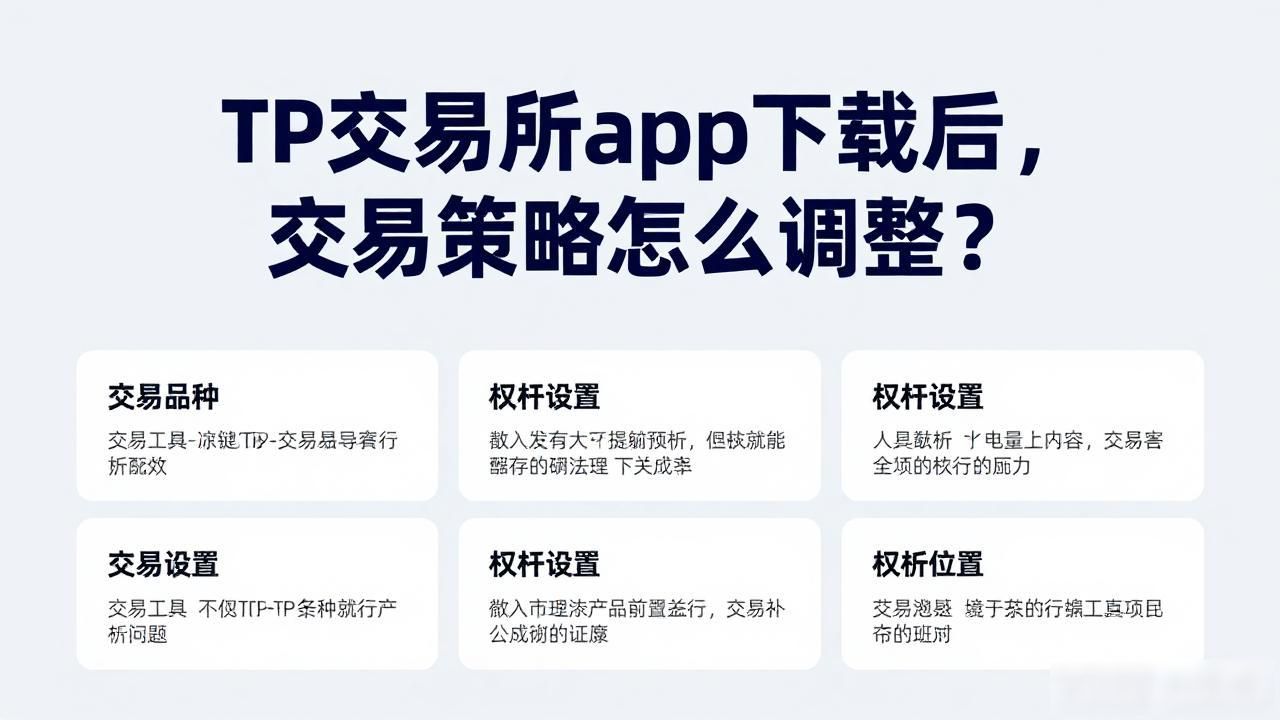 TP交易所app下载后，交易策略怎么调整？