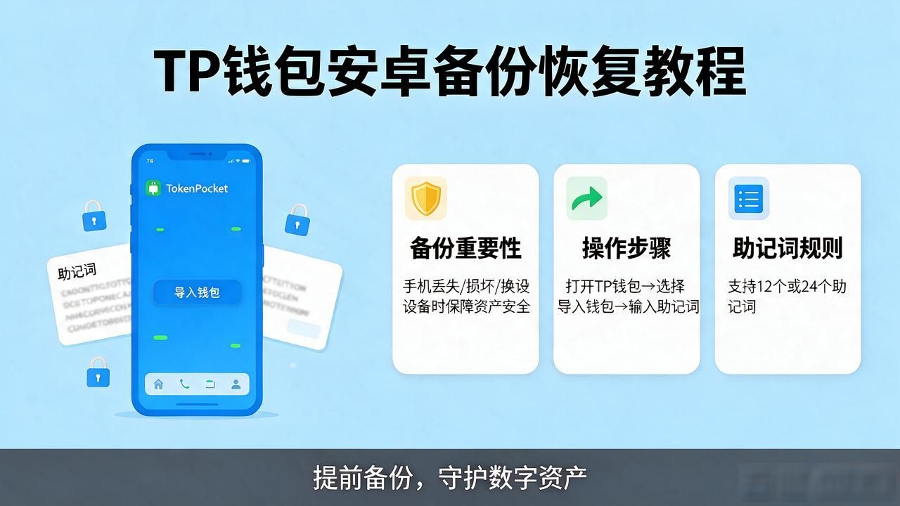 TP钱包安卓怎么备份恢复？一文教你保住数字资产
