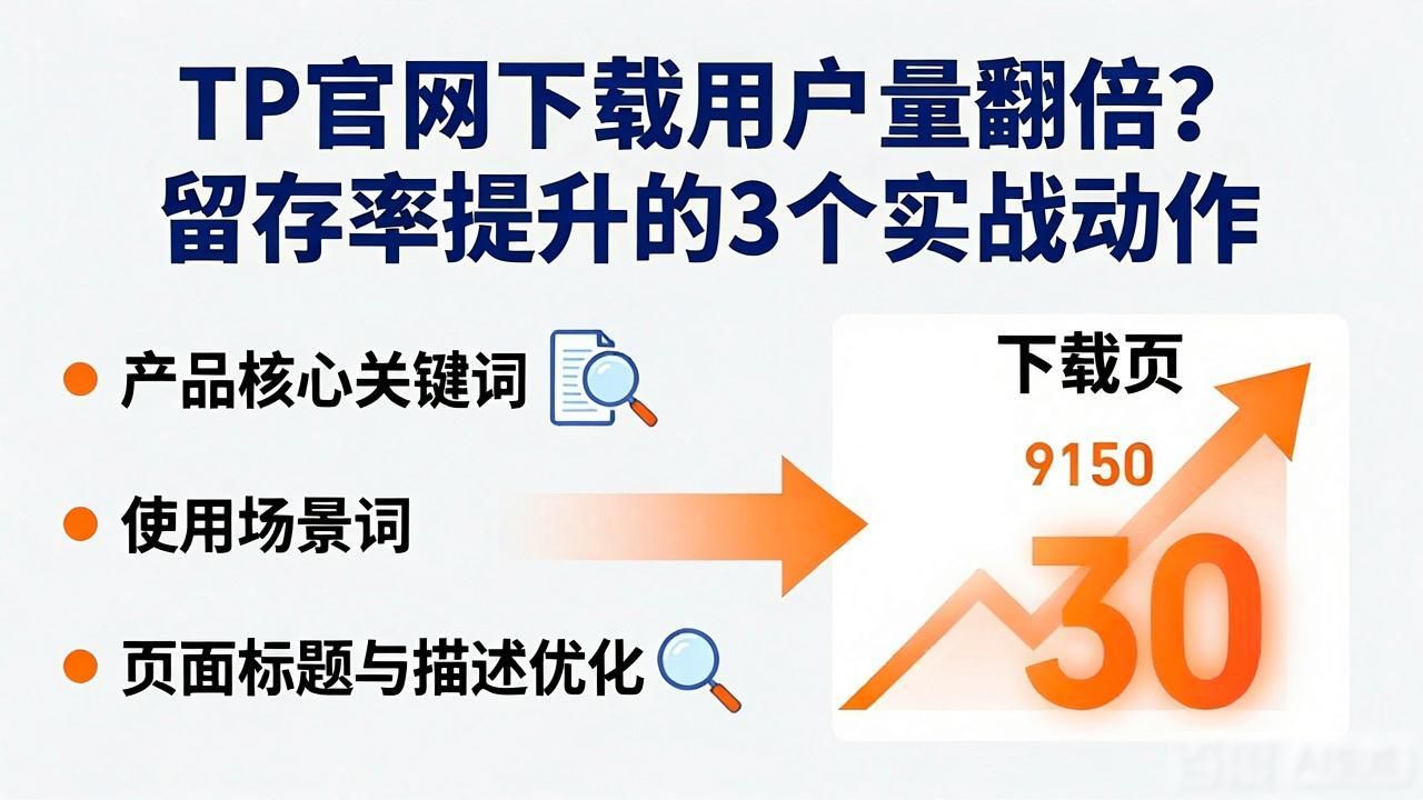 TP官网下载用户量翻倍？留存率提升的3个实战动作