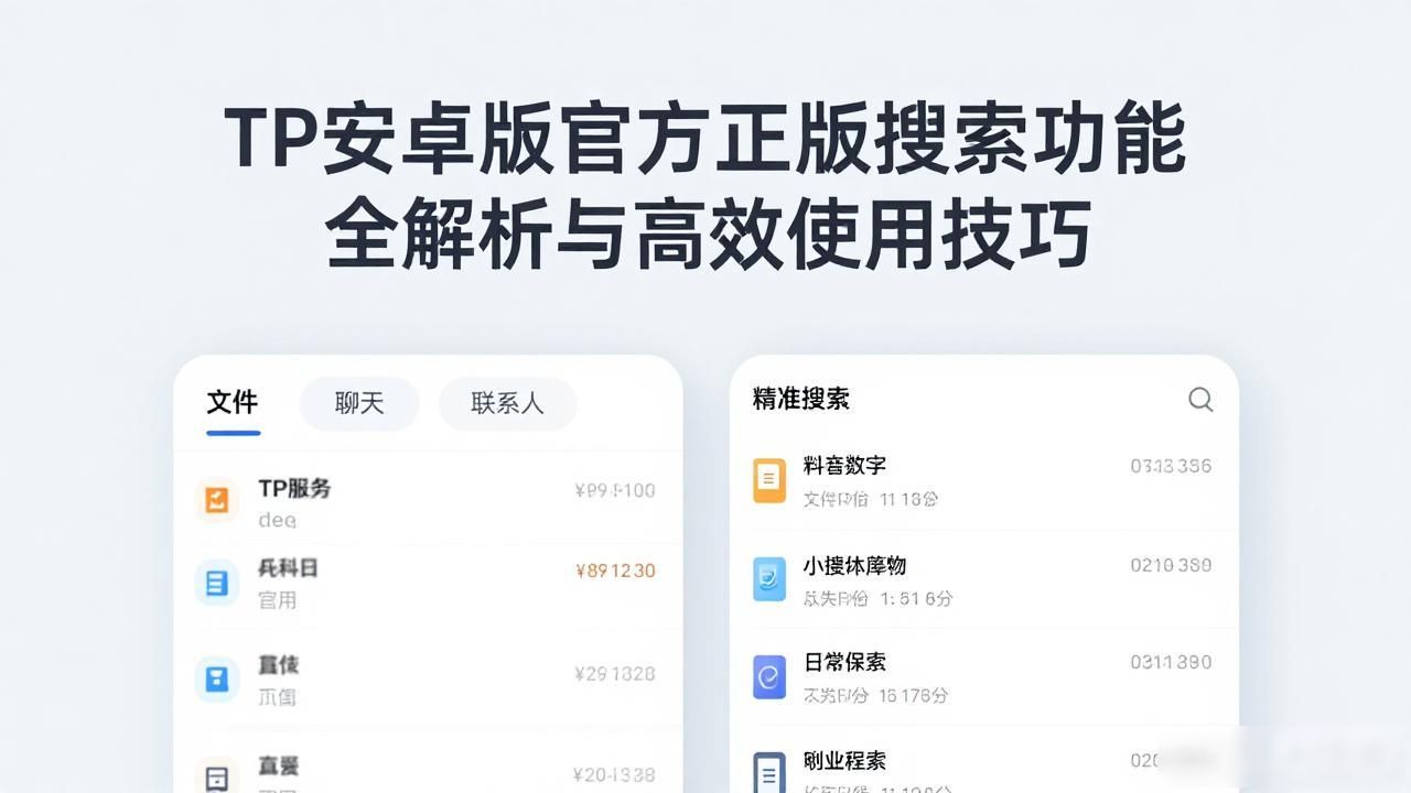 TP安卓版官方正版搜索功能全解析与高效使用技巧