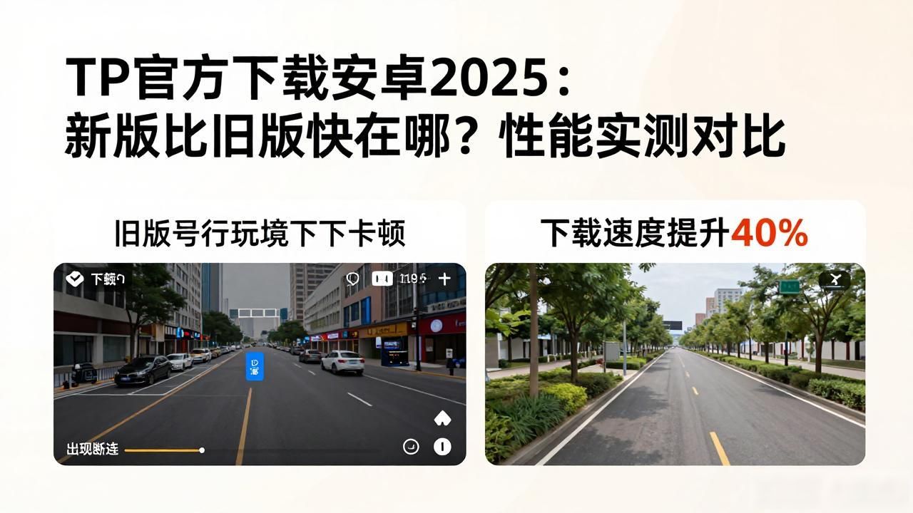 TP官方下载安卓2025：新版比旧版快在哪？性能实测对比