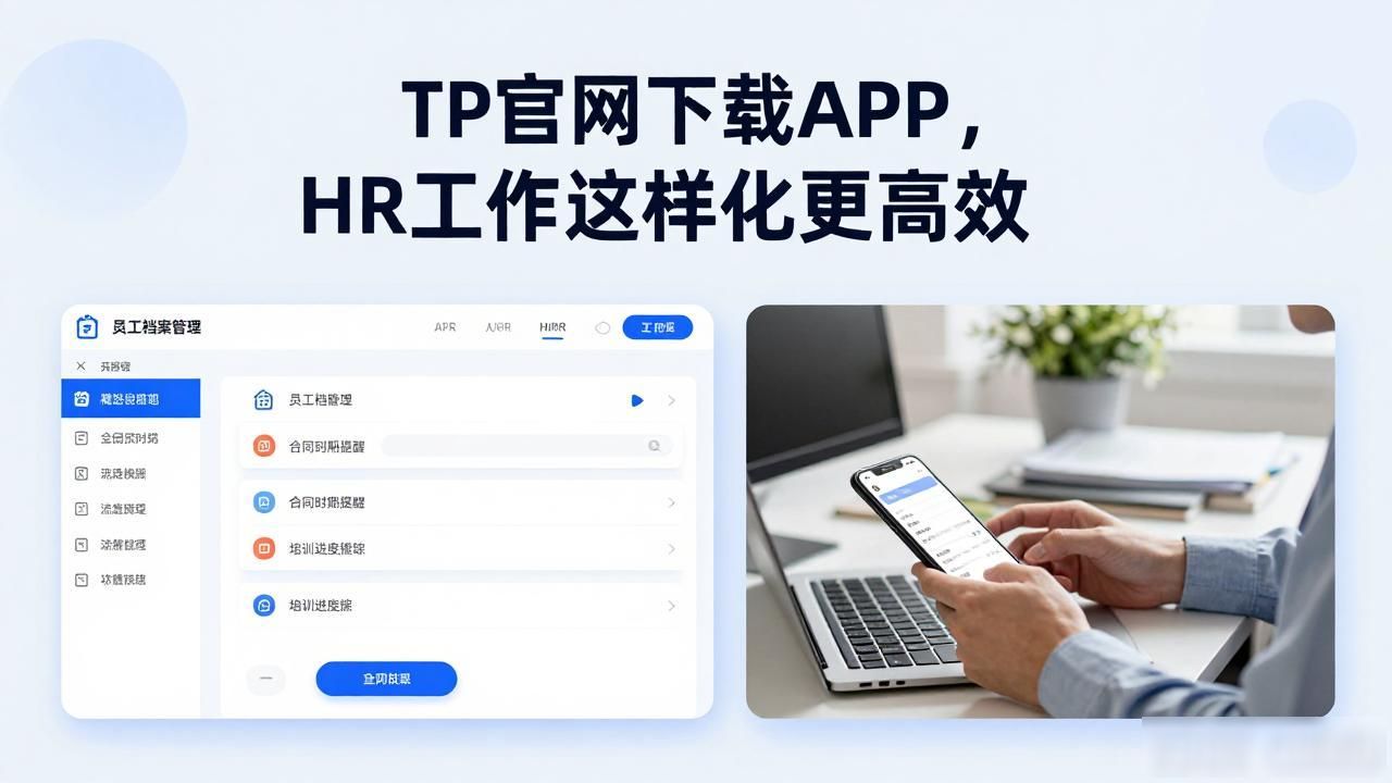 TP官网下载APP，HR工作这样优化更高效