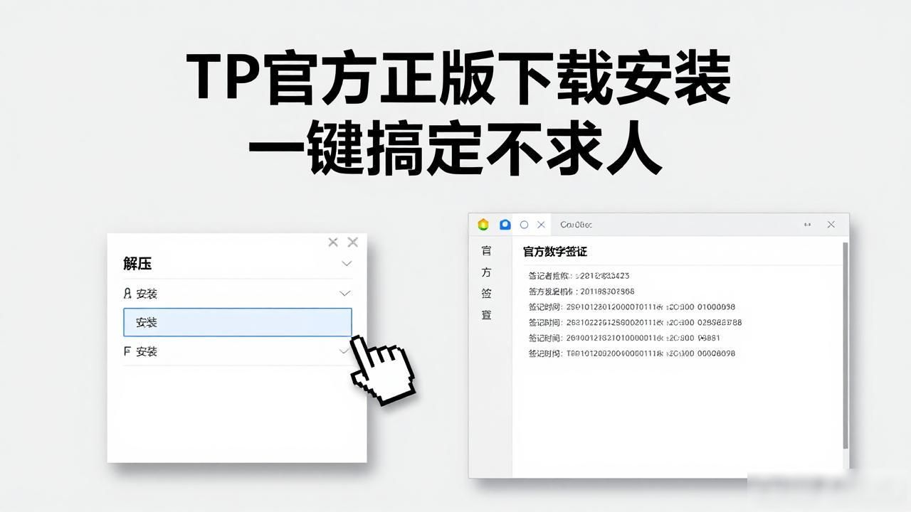 下载TP软件官网_检查数字签名安装_TP官方正版下载安装一键搞定的方法